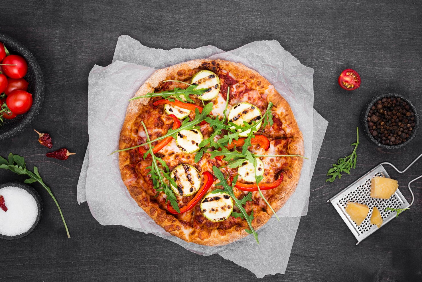 Пицца без сыра и других классических ингредиентов