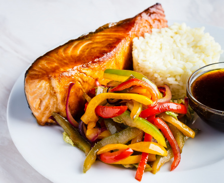 Стейк из семги