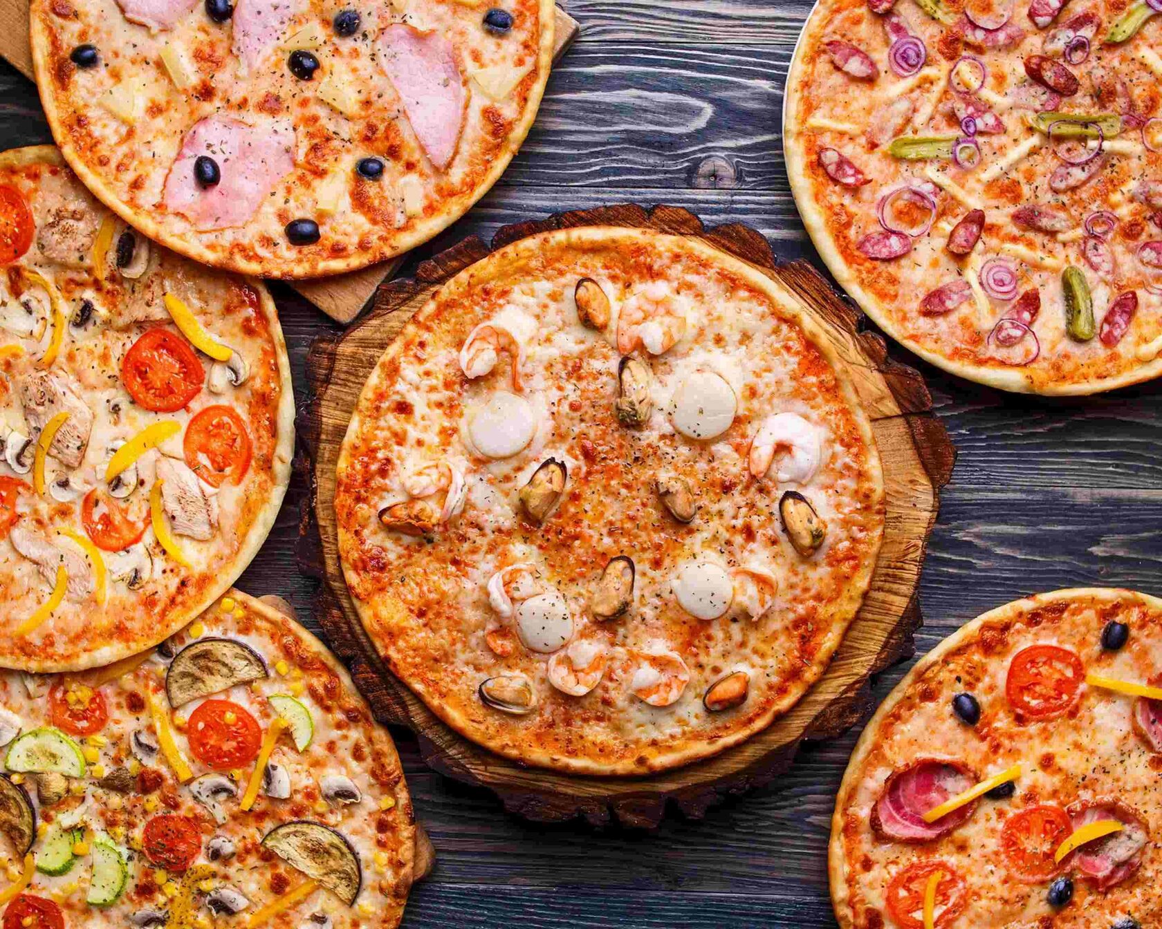 Пицца национальных кухонь мира: итальянская, американская, японская и др.
